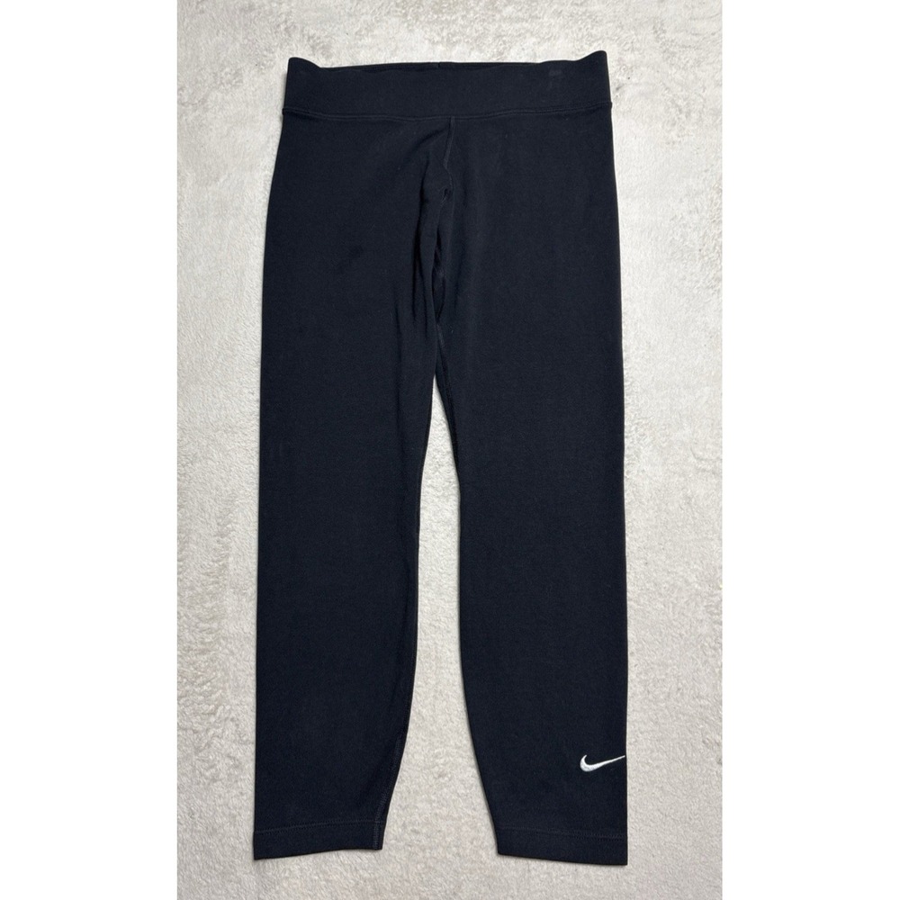 Nike Leggings Womens Size Medium Black Mid Rise 7/8 Length CZ8532-010 Yoga
